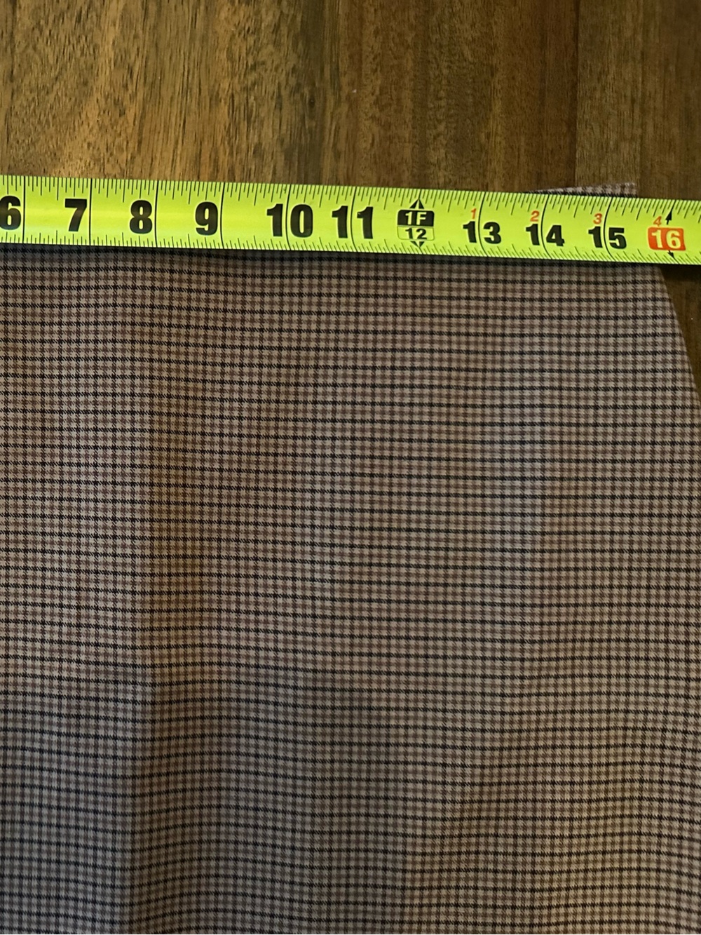 House of Harlow 1960 Brown and Cream Gingham Mini Skirt & Vest set size Medium - Picture 8 of 10